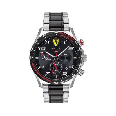 	Đồng Hồ Ferrari 0830768 Nam Gift-Set Chronograph Lịch Ngày 45mm
