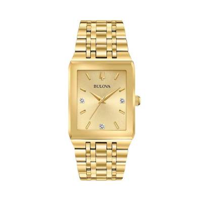  	Đồng Hồ Bulova 97D120 Nam Đính Diamond 45x30mm