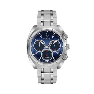  	Đồng Hồ Bulova 96A185 Nam Máy Cong Kính Sapphire 43mm