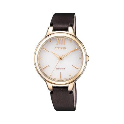  	Đồng Hồ Citizen EM0553-18A Nữ Kính Sapphire Lịch Ngày 33mm