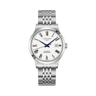  	Đồng Hồ Longines L2.820.4.11.6 Nam Kính Sapphire Máy Cơ Chronometer 38.5mm