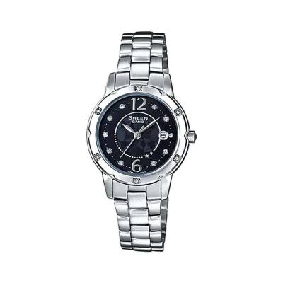  	Đồng Hồ Casio SHE-4021D-1ADF Nam Dây Kim Loại Lịch Ngày 28mm