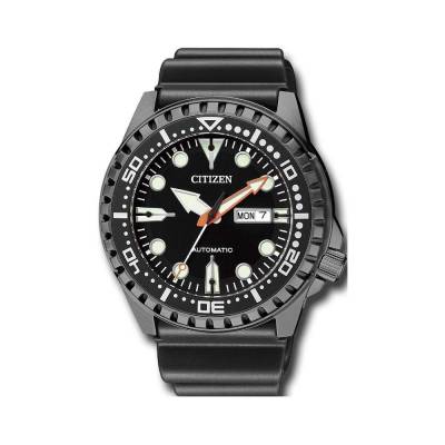  	Đồng Hồ Citizen NH8385-11E Nam Máy Cơ Lịch Thứ Ngày Dây Cao Su 48mm