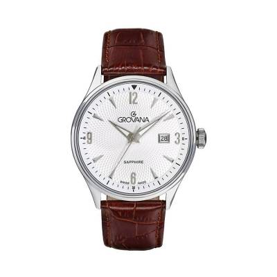  	Đồng Hồ Grovana 1191.1532 Nam Kính Sapphire 42mm