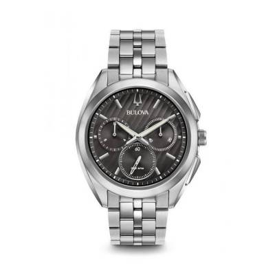  	Đồng Hồ Bulova 96A186 Nam Máy Cong Chronograph Kính Sapphire 45mm