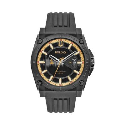  	Đồng Hồ Bulova 98B294 Nam Dây Cao Su Lịch Ngày 47mm – Limited