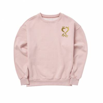 Sweater logo trái tim thiên thần và ác quỷ nhũ vàng - MVR04032101