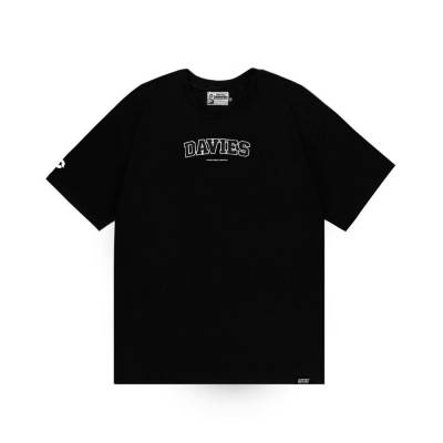 Áo thun local brand nữ Davies - Black Cotton Tee