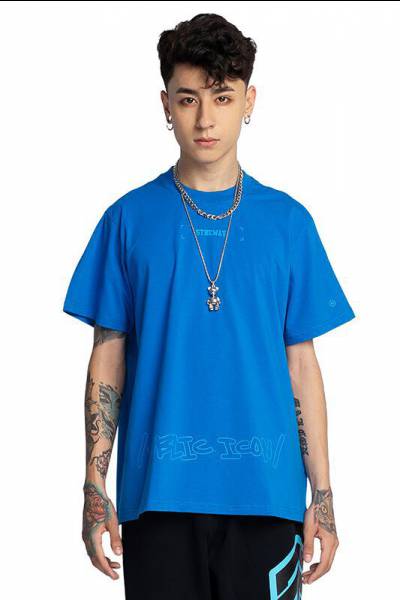 /public icon/ BIGLOGO SQUARE TEE™ - INDIGO PUNTING