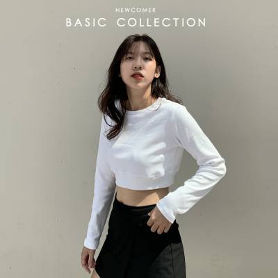 Basic Long Sleeves Croptop