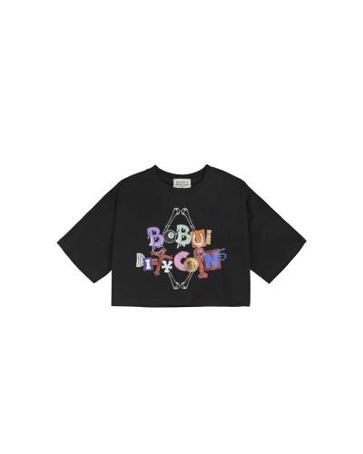 BXD - LOGO CROPTOP - BLACK