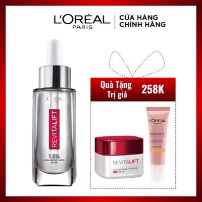 Bộ Serum Siêu Cấp Ẩm Và Sáng Da L'ORÉAL PARIS Pure Hyaluronic Acid 1.5%