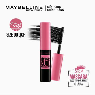 [QUÀ TẶNG] Mascara Làm Cong Mi Maybelline Hyper Curl Mini 4.5 ml