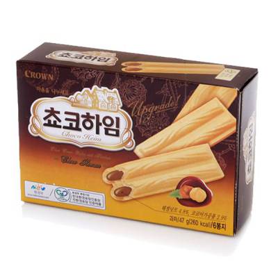Bánh quế Choco Heim Crown Hàn Quốc hộp 47gr