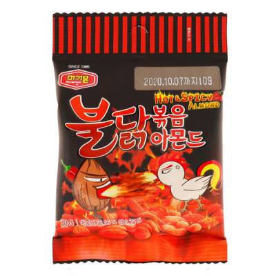 Hạnh nhân vị gà cay Murgerbon Hàn Quốc 30gr