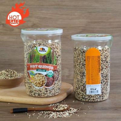  										Hạt Quinoa (Diêm Mạch) mix 3 loại Smile Nuts hộp 600g 									