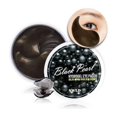 Mặt nạ làm mờ nếp nhăn vùng mắt chiết xuất ngọc trai đen BANIA Black Pearl Hydrogel Eye Patch 60pcs/90g