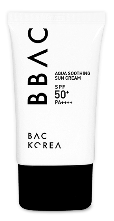 Kem chống nắng dưỡng mềm da BBAC Aqua Soothing Suncream SPF 50+ PA++++ 50ml