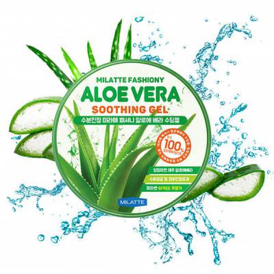 Gel dưỡng ẩm vượt trội chiết xuất lô hội MILATTE FASHIONY Aloe Vera Soothing Gel - 300ml