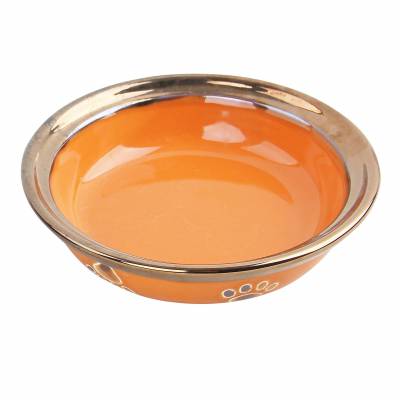 Bát sứ Pawise Gold Feeding Cat 150ml (vàng)