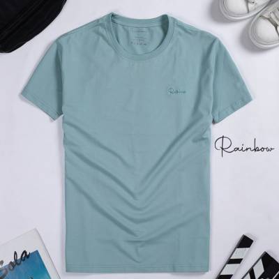 Áo thun T-Shirt basic trơn xanh mint – 01