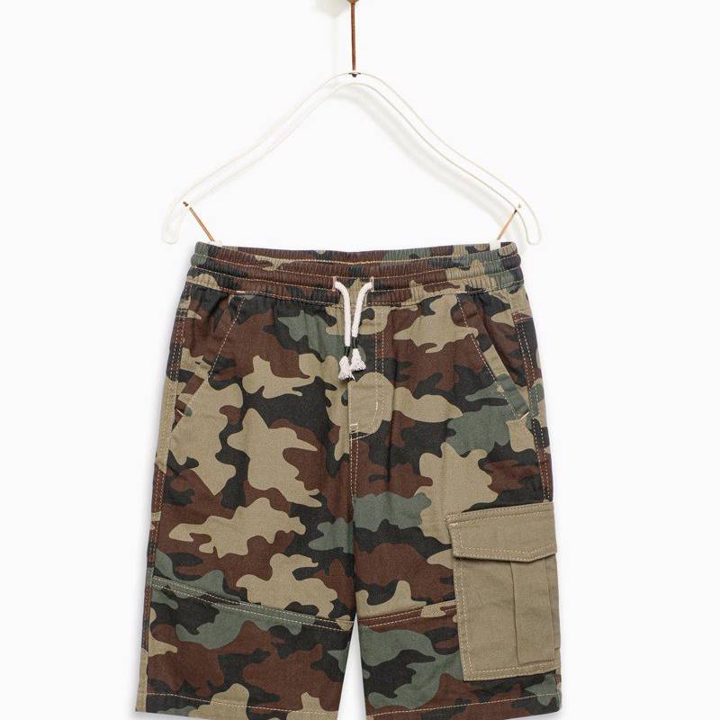 Quần short bé trai Camo