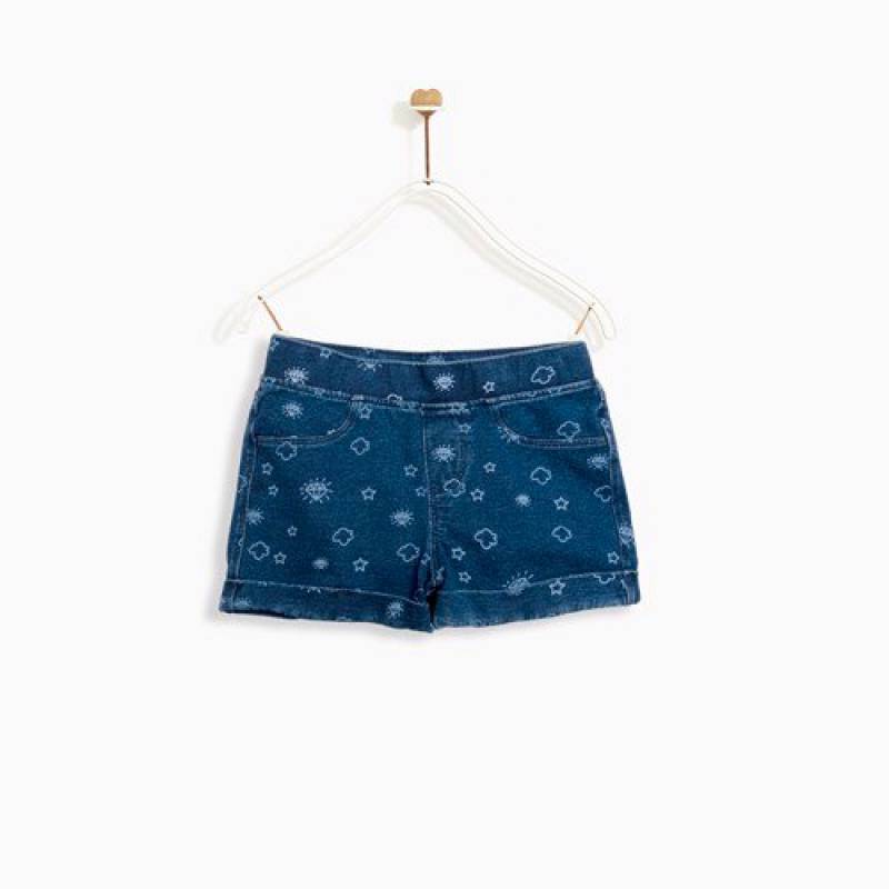 Quần Shorts M.D.K Bé Gái - Knit Denim Shorts